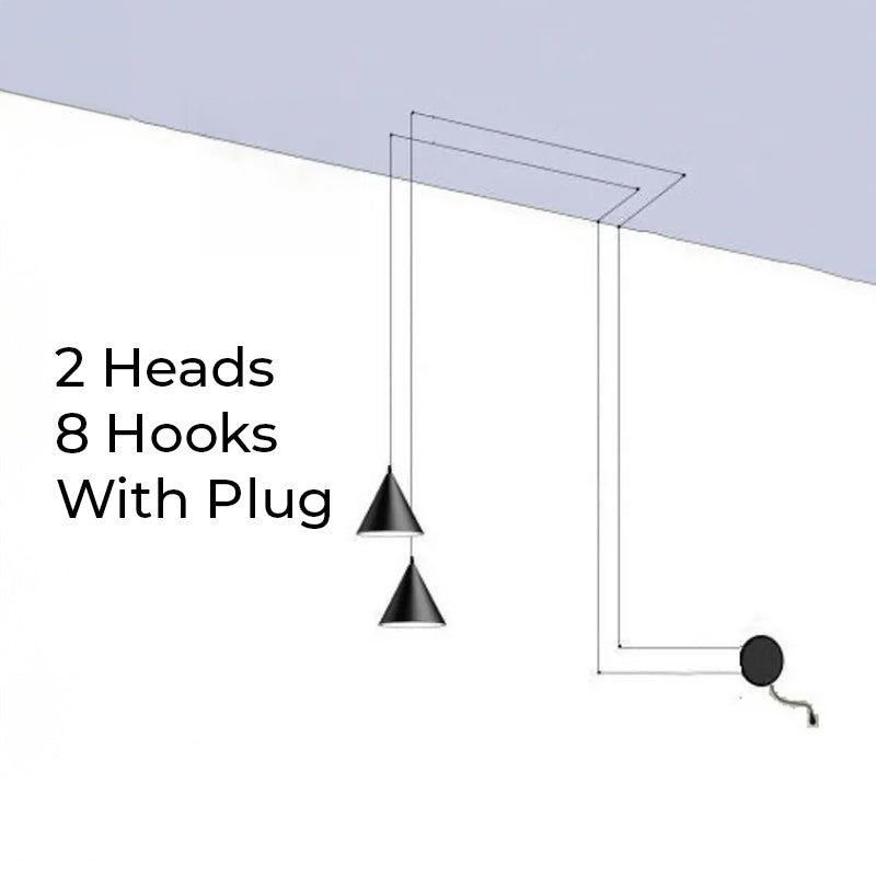 NIMBUS (Reduced Price | 1 Head With Plug, 4m|13ft, Remote Dimming)