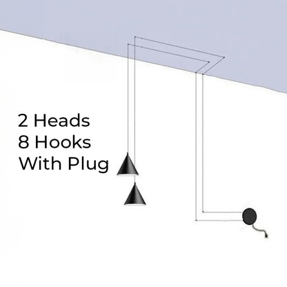 NIMBUS (Reduced Price | 1 Head With Plug, 4m|13ft, Remote Dimming)