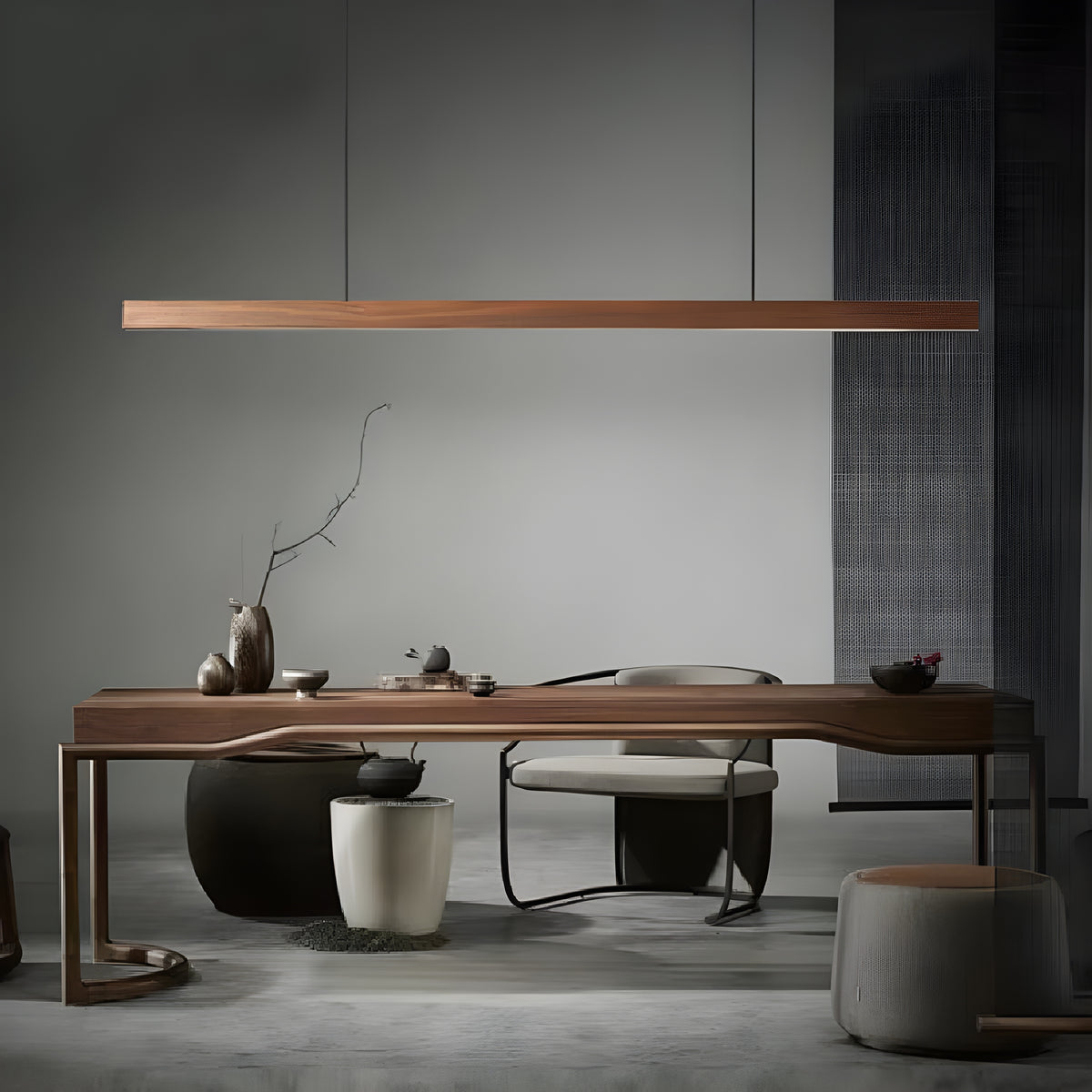 NORTHERN (Reduced Price | Walnut | 1 Mount / 80cm | 35.5" | 12W / Warm White)