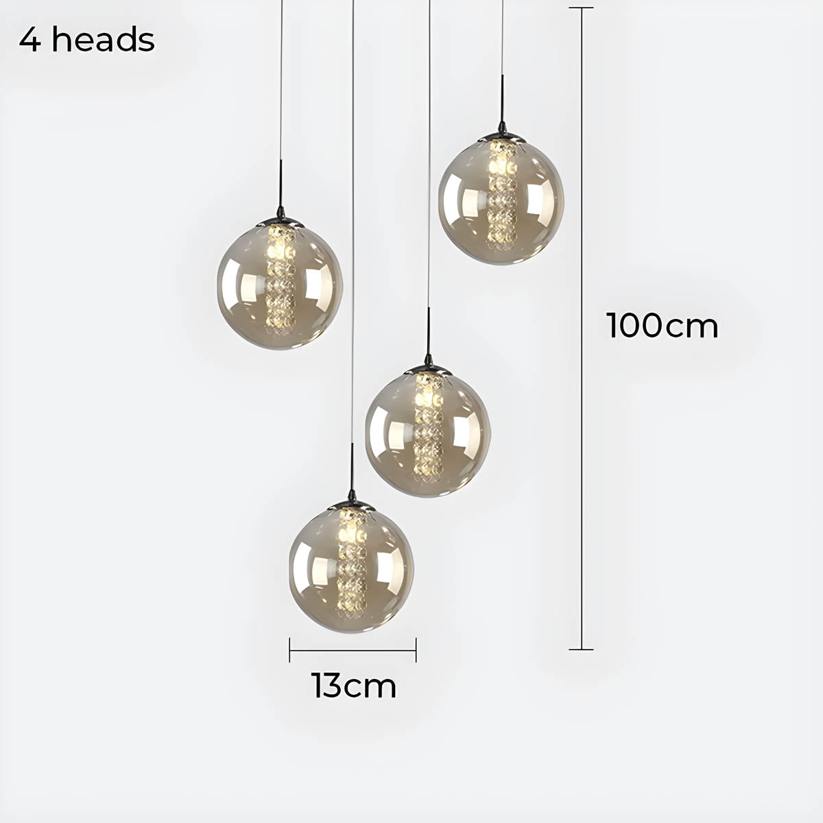 ROBYN (Reduced Price | 3 Heads / Champagne / Chrome)