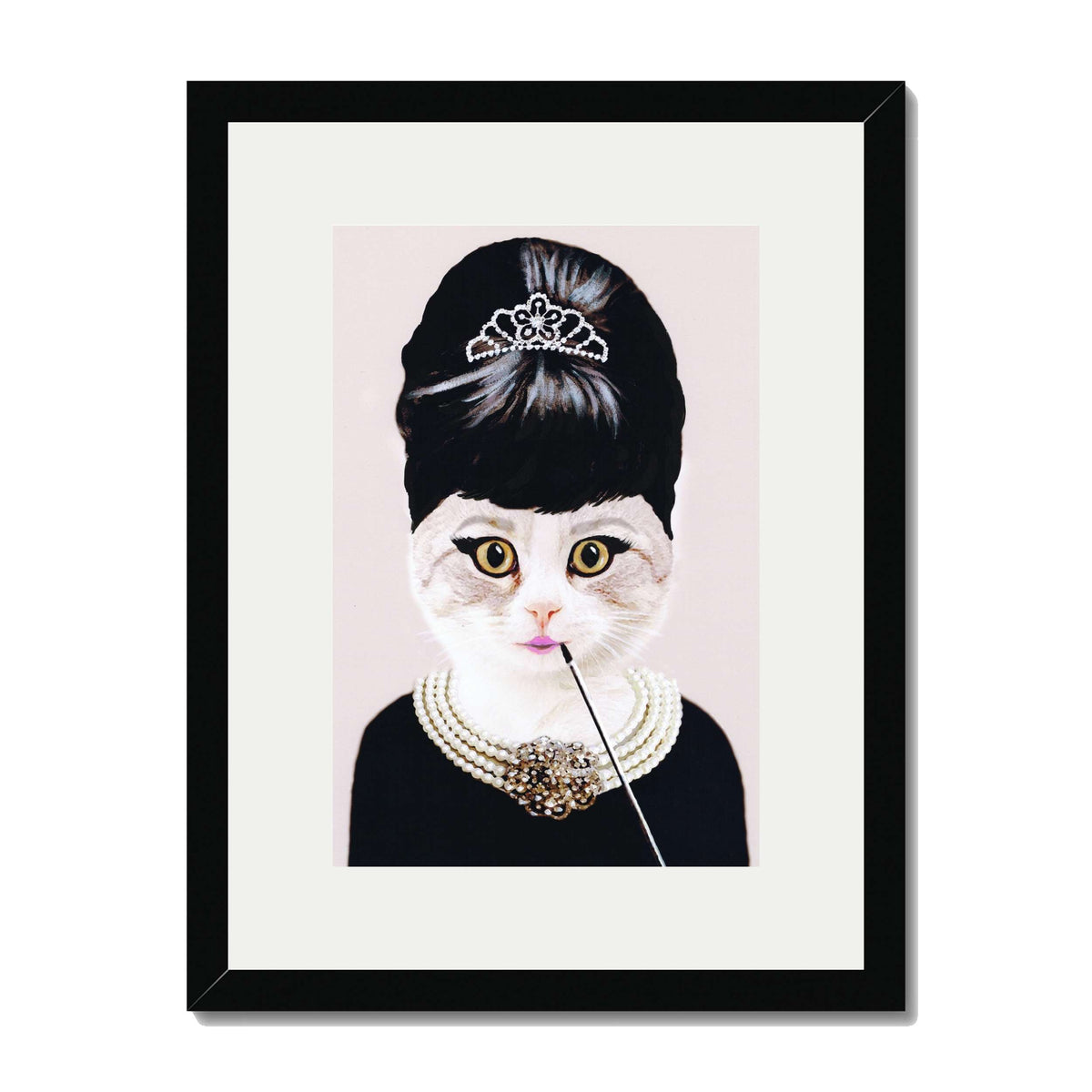 AUDREY HEPBURN CAT | PRINT