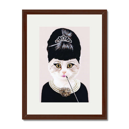 AUDREY HEPBURN CAT | PRINT