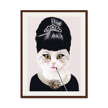 AUDREY HEPBURN CAT | PRINT