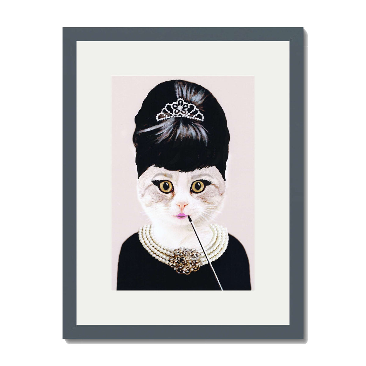 AUDREY HEPBURN CAT | PRINT