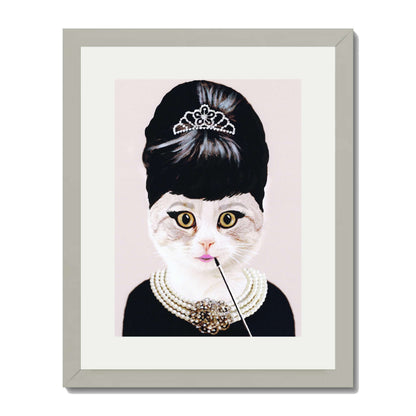 AUDREY HEPBURN CAT | PRINT