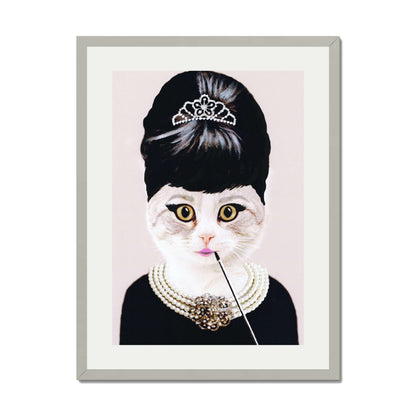 AUDREY HEPBURN CAT | PRINT