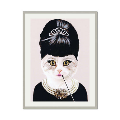 AUDREY HEPBURN CAT | PRINT