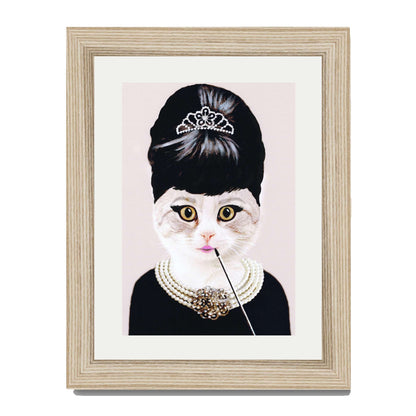 AUDREY HEPBURN CAT | PRINT