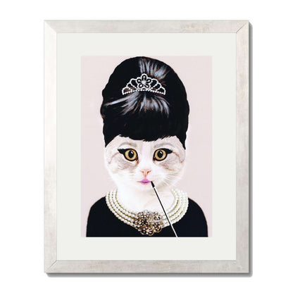 AUDREY HEPBURN CAT | PRINT