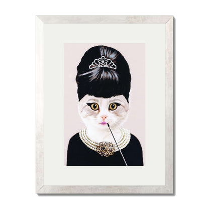 AUDREY HEPBURN CAT | PRINT