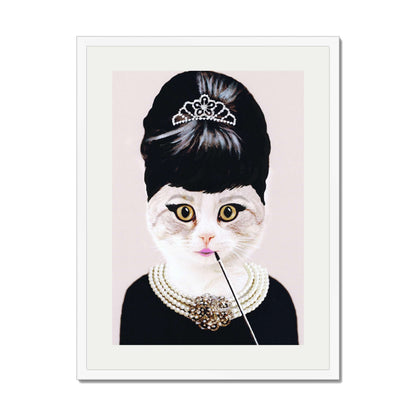 AUDREY HEPBURN CAT | PRINT