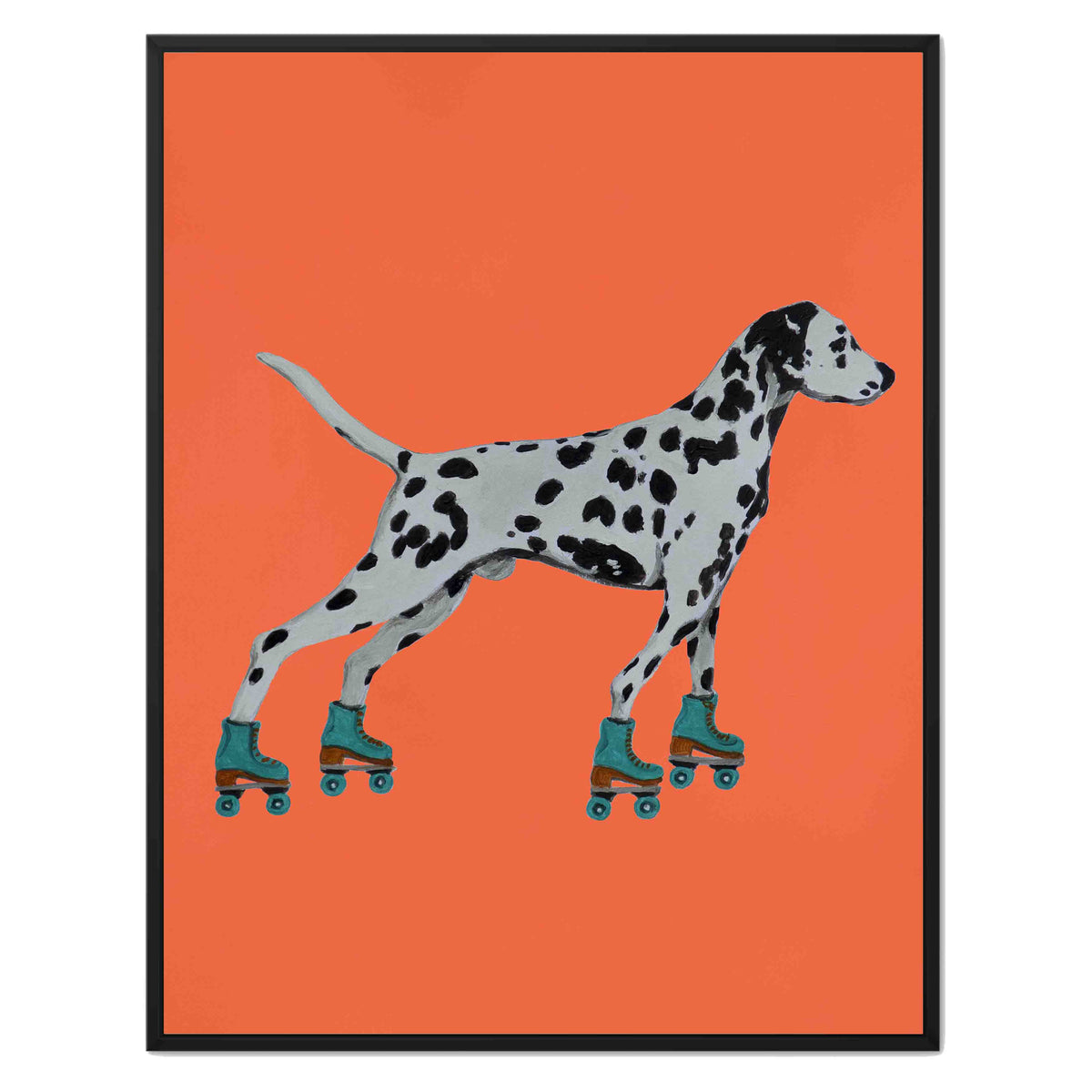 DALMATIAN WITH ROLLERSKATES | CANVAS