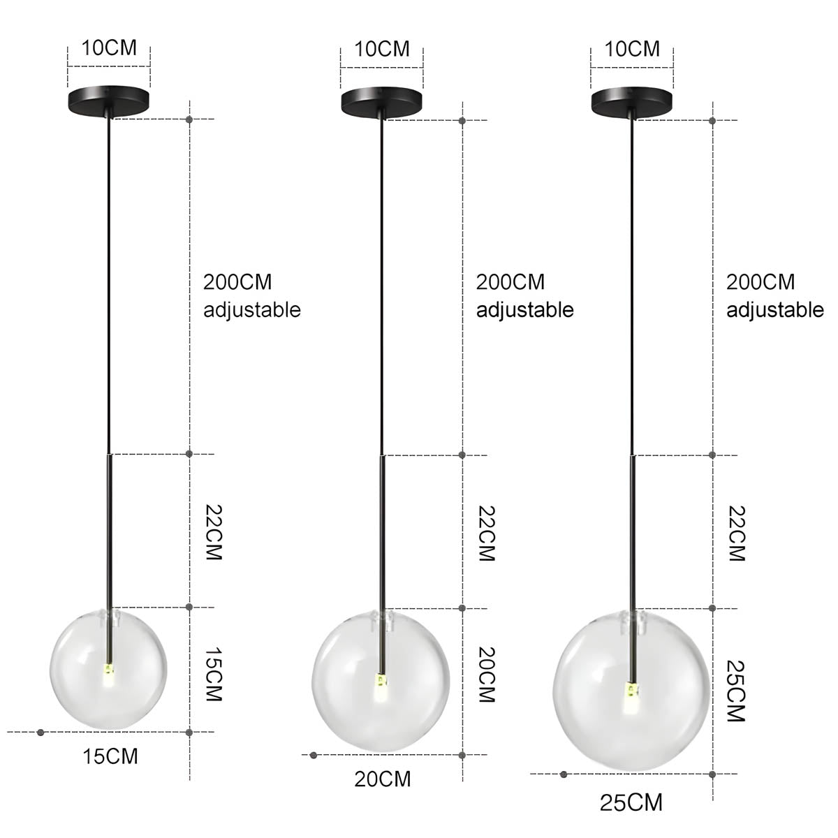 ORB (Reduced Price | Chrome, 25cm, Neutral White)