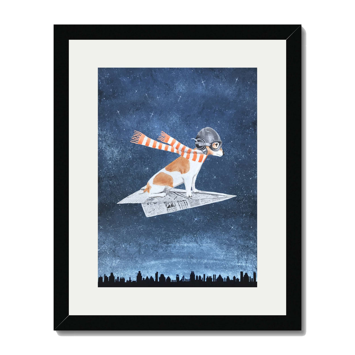 JACK RUSSELL ON PAPER PLANE | PRINT