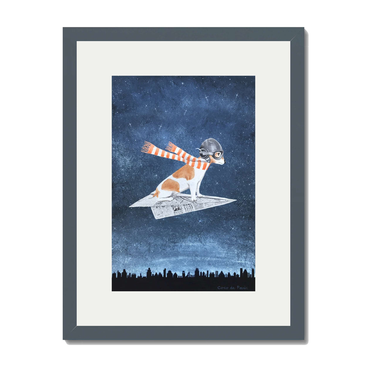 JACK RUSSELL ON PAPER PLANE | PRINT