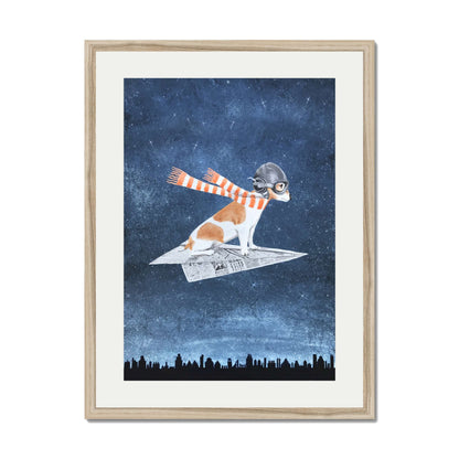 JACK RUSSELL ON PAPER PLANE | PRINT