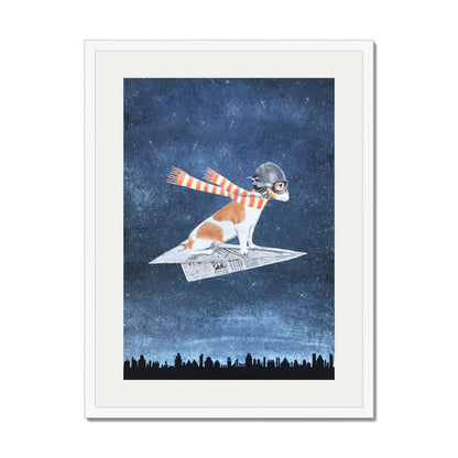 JACK RUSSELL ON PAPER PLANE | PRINT