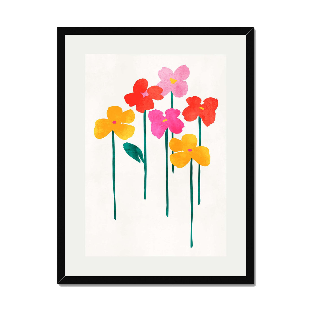 LITTLE HAPPY FLOWERS | PRINT