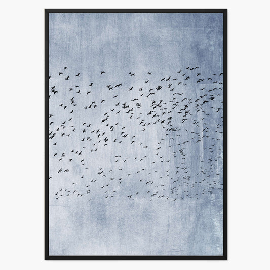 MOVING ON BLUE | CANVAS