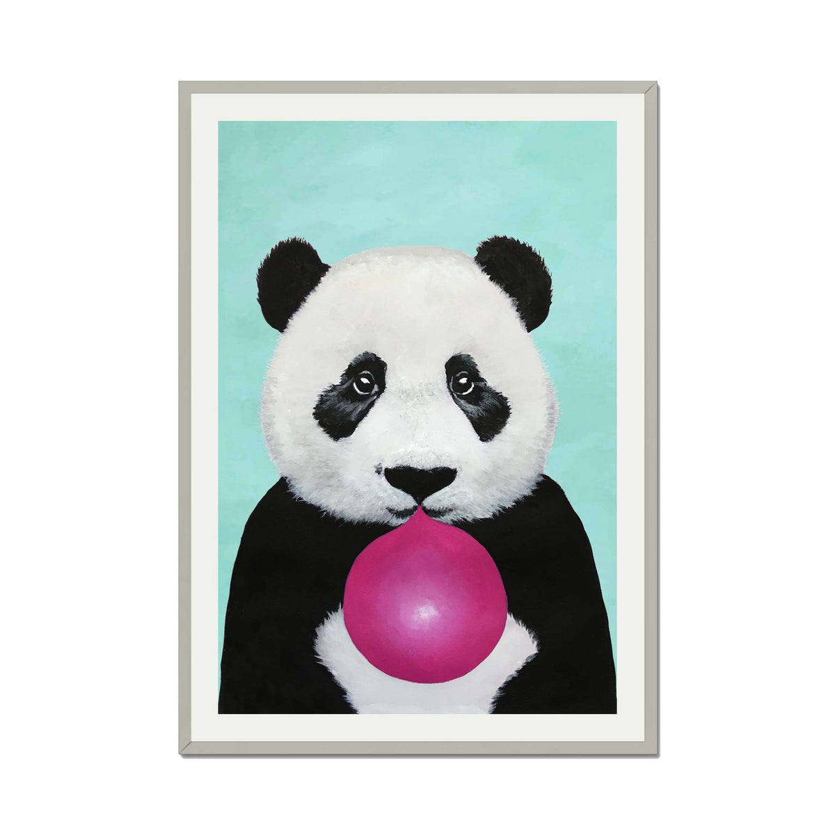 PANDA WITH BUBBLEGUM | PRINT