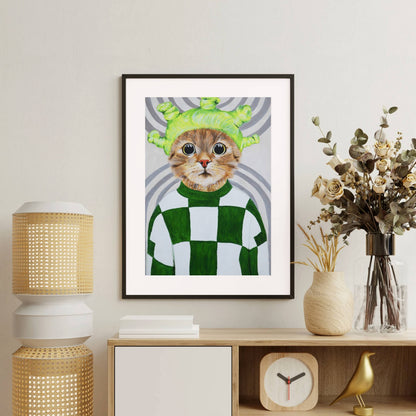 RETRO CAT | PRINT