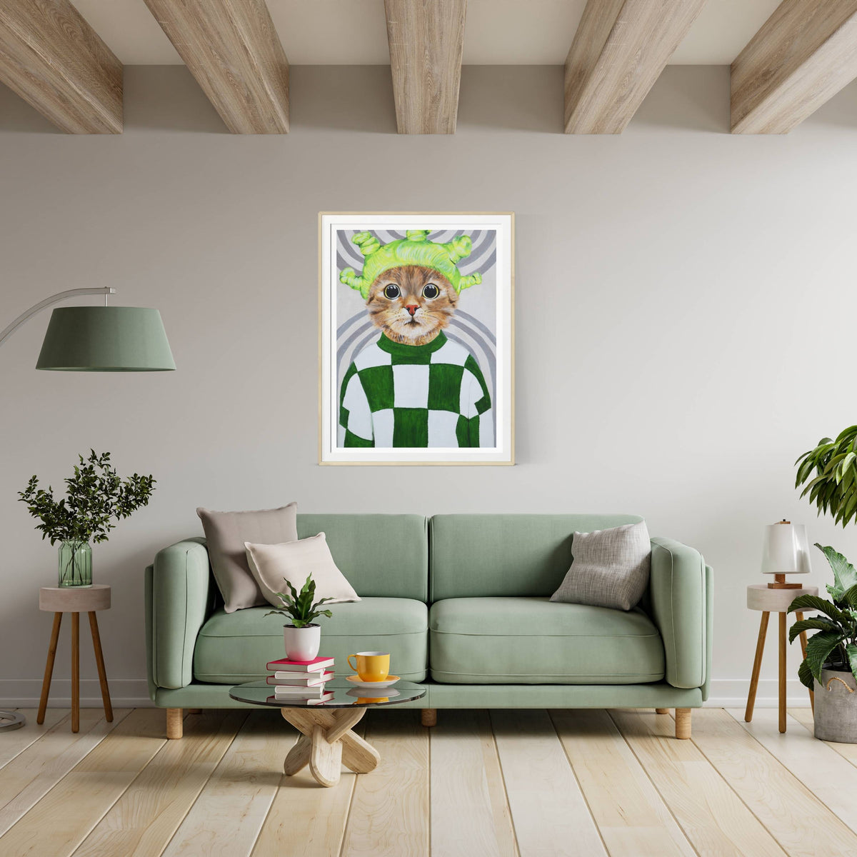 RETRO CAT | PRINT