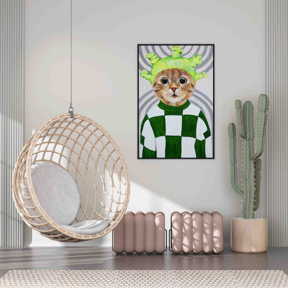 RETRO CAT | CANVAS