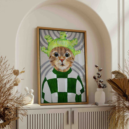RETRO CAT | CANVAS