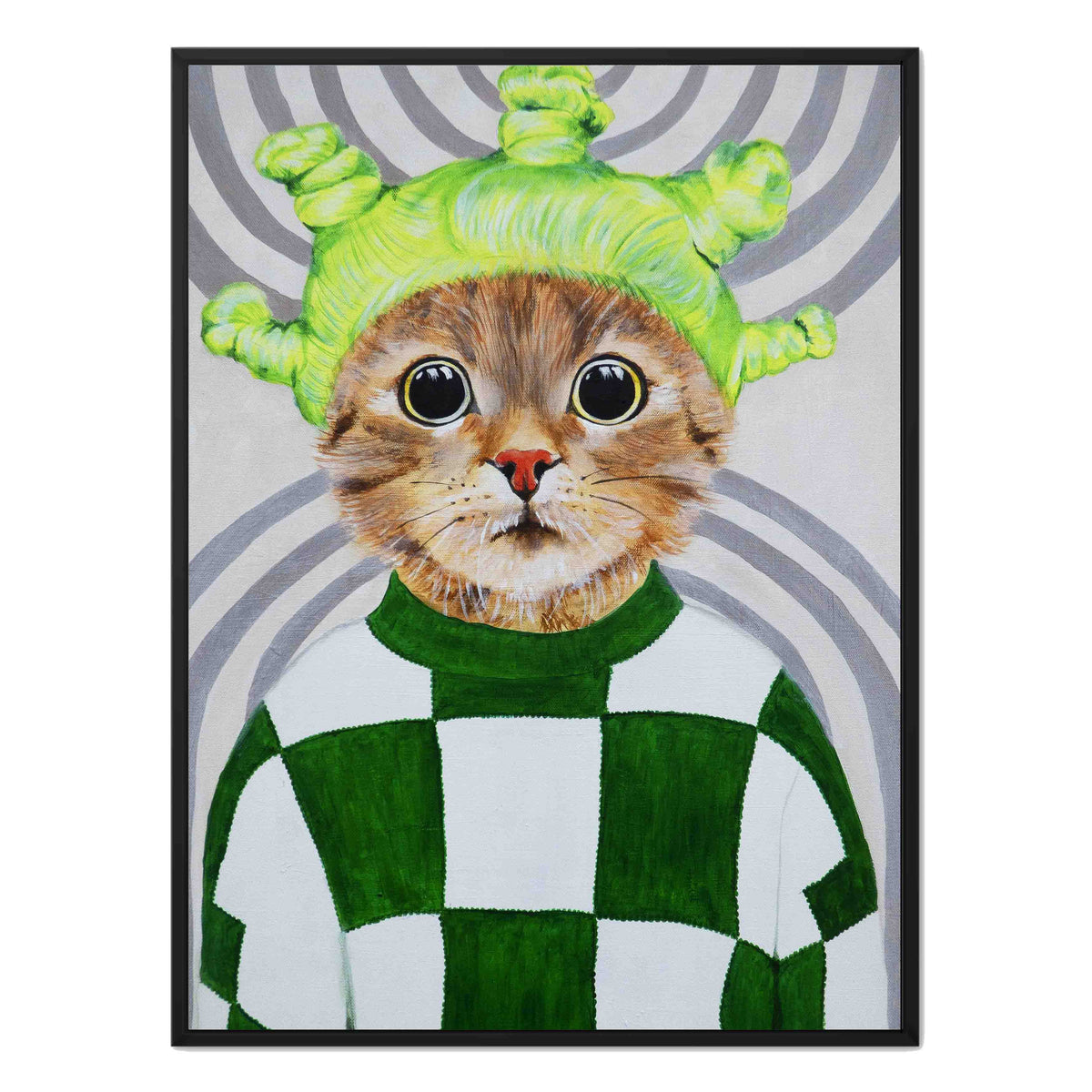RETRO CAT | CANVAS
