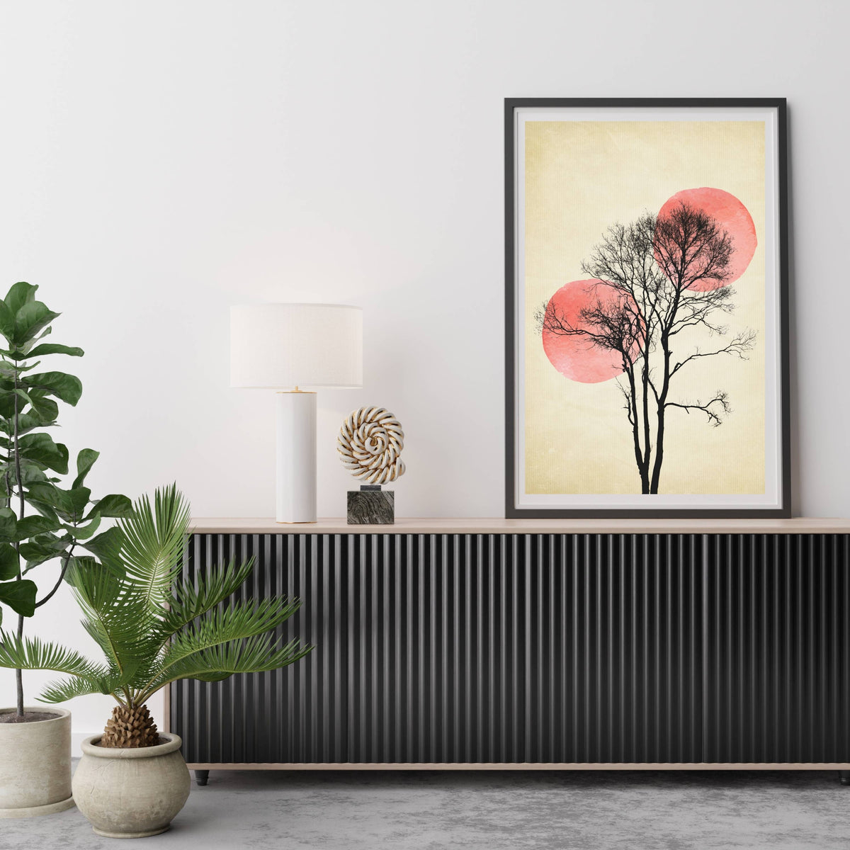 SUN AND MOON HIDING | PRINT