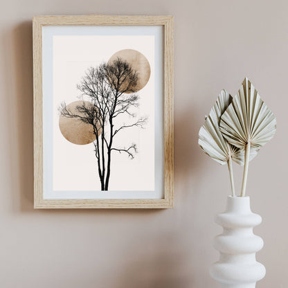 SUN AND MOON HIDING GOLD | PRINT