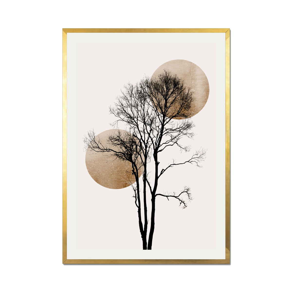 SUN AND MOON HIDING GOLD | PRINT